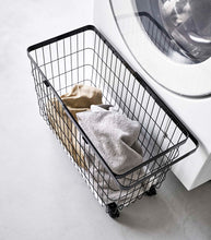 Load image into Gallery viewer, Tower Rolling Wire Basket (14.8&quot; H) - Steel Laundry Baskets Yamazaki Home 
