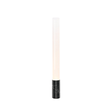 Load image into Gallery viewer, Elise Floor Floor Lamps Pablo Designs Frosted white shade / Marquina Black Marble base 48&quot; 
