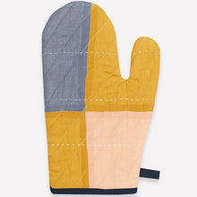 Load image into Gallery viewer, Patchwork Oven Mitt Zero Waste Anchal Project Multi-Check 
