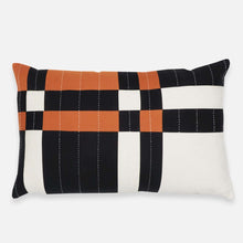 Load image into Gallery viewer, Patchwork Plaid Lumbar Pillow Pillows Anchal Project Camel 
