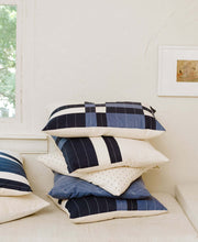 Load image into Gallery viewer, Patchwork Plaid Lumbar Pillow Pillows Anchal Project 
