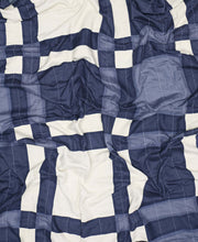 Load image into Gallery viewer, Patchwork Plaid Quilt Bedding - Navy Bedding Anchal Project 
