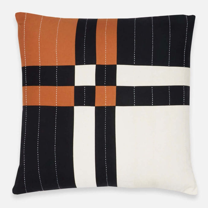 Patchwork Plaid Throw Pillow Pillows Anchal Project 