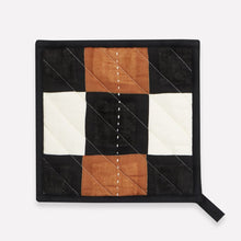 Load image into Gallery viewer, Patchwork Pot Holder Zero Waste Anchal Project Camel 
