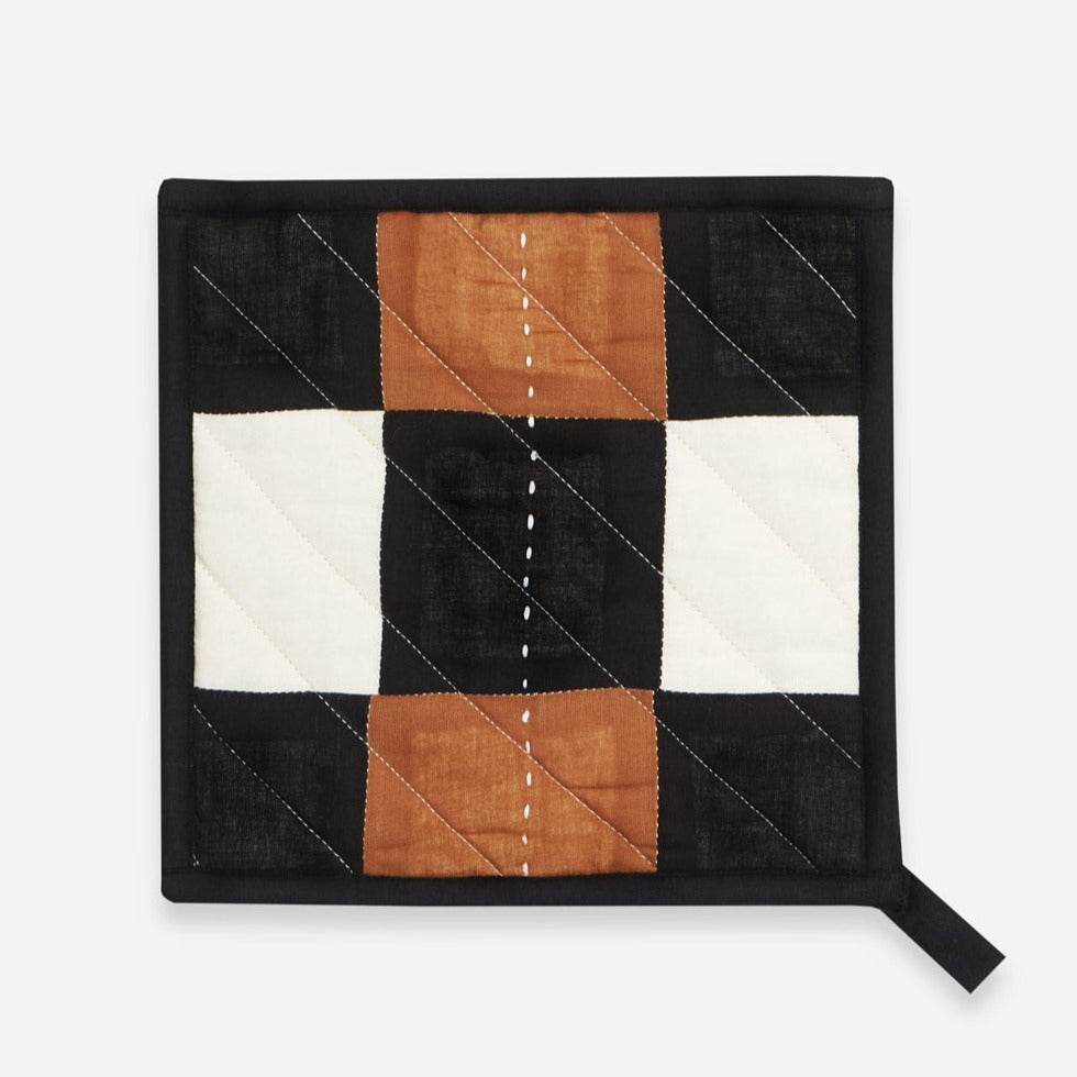 Patchwork Pot Holder Zero Waste Anchal Project Camel 