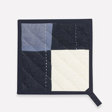 Load image into Gallery viewer, Patchwork Pot Holder Zero Waste Anchal Project Multi-Check 
