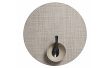 Load image into Gallery viewer, Basketweave Placemat Placemats Chilewich Khaki Round 
