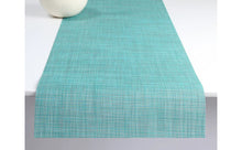 Load image into Gallery viewer, Mini Basketweave Table Runner Table Runners Chilewich Turquoise 
