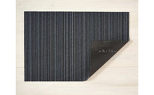 Load image into Gallery viewer, Skinny Stripe Shag Mat Area Rugs Chilewich Blue 18&quot;x28&quot; 
