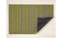 Load image into Gallery viewer, Skinny Stripe Shag Mat Area Rugs Chilewich Citron 18&quot;x28&quot; 
