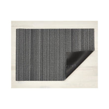 Load image into Gallery viewer, Skinny Stripe Shag Mat Area Rugs Chilewich Shadow 18&quot;x28&quot; 
