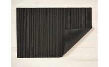 Load image into Gallery viewer, Skinny Stripe Shag Mat Area Rugs Chilewich Steel 18&quot;x28&quot; 
