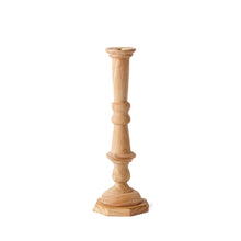 Load image into Gallery viewer, Georgian Candlestick Candle Holders Sir|Madam No. 2 Beechwood 
