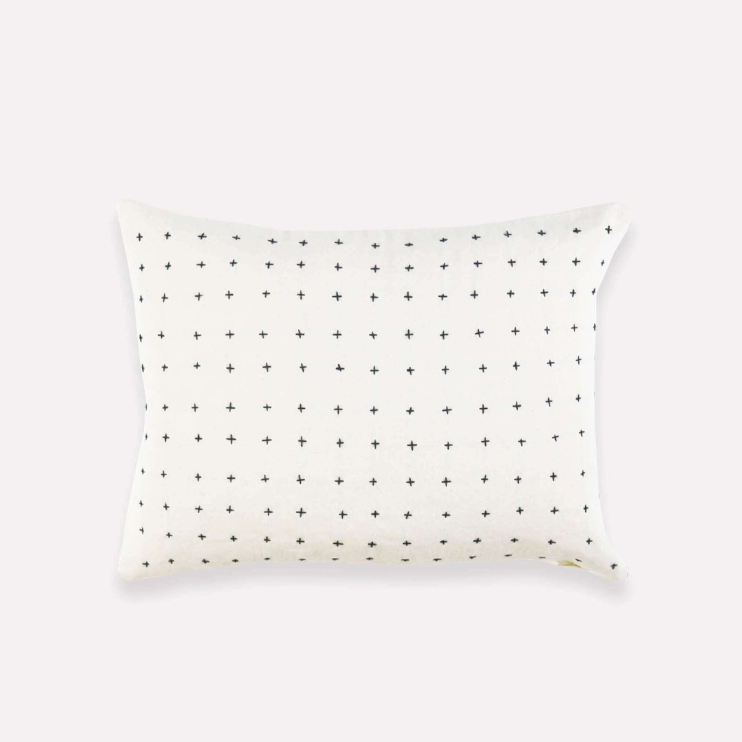 Small Cross-Stitch Throw Pillow Pillows Anchal Project Bone 