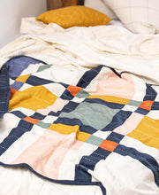 Load image into Gallery viewer, Small Patchwork Plaid Quilt Throw - Multi Quilts Anchal Project 
