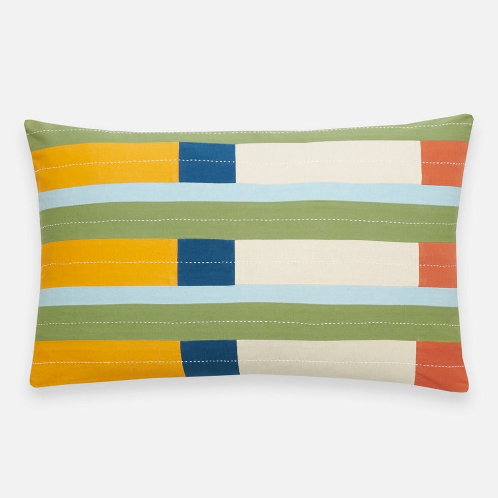 Stamp Lumbar Pillow Pillows Anchal Project 