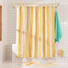 Load image into Gallery viewer, Catalina Shower Curtain, Canyon Shower Curtains Quiet Town 
