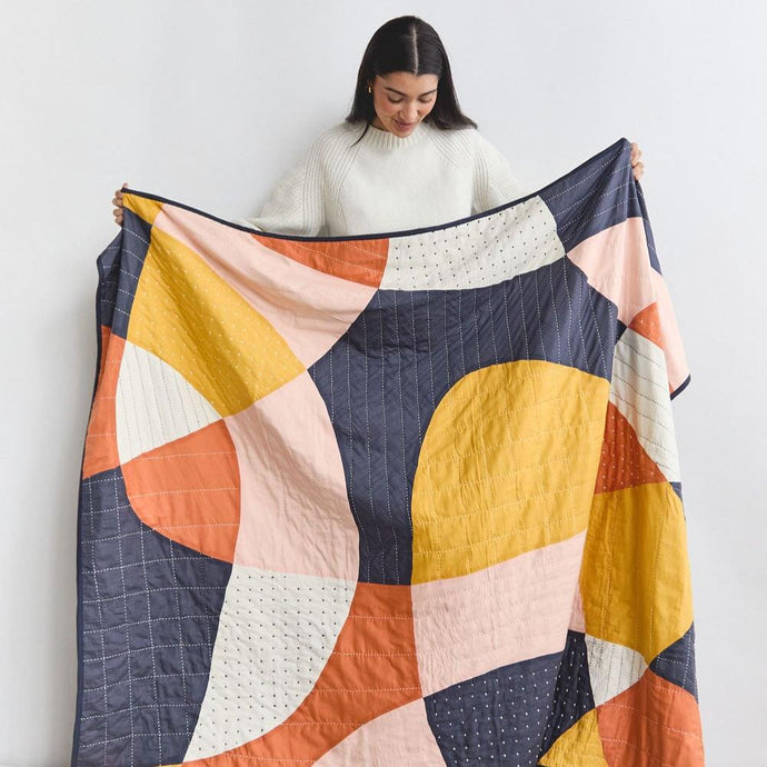 Sunset Patchwork Quilt Throw Anchal Project 