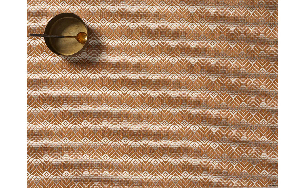 Swing Placemat Placemats Chilewich Butterscotch Rectangular 