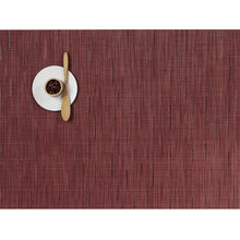 Load image into Gallery viewer, Bamboo Placemat Placemats Chilewich Cranberry Rectangular 
