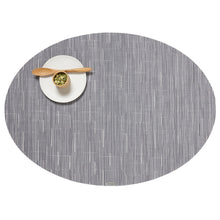 Load image into Gallery viewer, Bamboo Placemat Placemats Chilewich Fog Oval 
