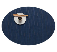 Load image into Gallery viewer, Bamboo Placemat Placemats Chilewich Lapis Oval 
