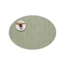 Load image into Gallery viewer, Bamboo Placemat Placemats Chilewich Spring Green Oval 
