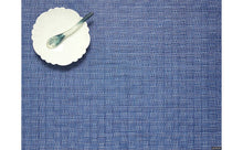 Load image into Gallery viewer, Bay Weave Placemat Placemats Chilewich Blue Jean Rectangular 
