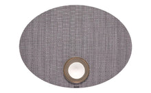 Load image into Gallery viewer, Thatch Placemat Placemats Chilewich Pewter Oval 
