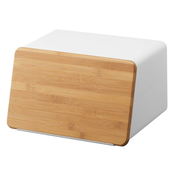 Tower Bread Box with Cutting Board Lid Bread Box Yamazaki Home 