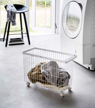 Load image into Gallery viewer, Tower Rolling Wire Basket (14.8&quot; H) - Steel Laundry Baskets Yamazaki Home 
