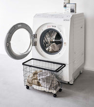 Load image into Gallery viewer, Tower Rolling Wire Basket (14.8&quot; H) - Steel Laundry Baskets Yamazaki Home 
