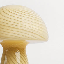 Load image into Gallery viewer, Glass Mushroom Table Lamp, Large Close Top, Butter lighting Humber 
