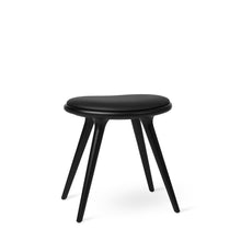 Load image into Gallery viewer, Low Stool OTTOMANS, POUFS, &amp; STOOLS Mater Black Stained Beech 
