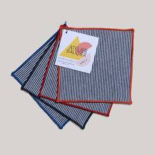 Load image into Gallery viewer, Americana Stripe Cocktail Napkins COCKTAIL NAPKINS Atelier Saucier 
