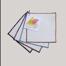 Load image into Gallery viewer, Rainbow Sky Cocktail Napkins COCKTAIL NAPKINS Atelier Saucier 
