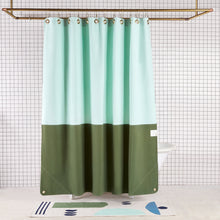 Load image into Gallery viewer, Orient Shower Curtain SHOWER CURTAINS Quiet Town Green Juice 
