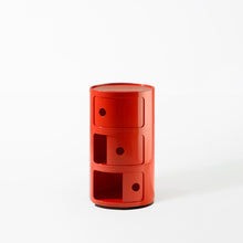 Load image into Gallery viewer, Componibili Storage Unit with 3 Elements STORAGE FURNITURE Kartell Red 
