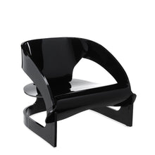 Load image into Gallery viewer, Joe Colombo Low Accent Chair LOUNGE CHAIRS Kartell Black 
