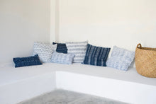 Load image into Gallery viewer, Ikat Pillow White Pillow Intiearth 
