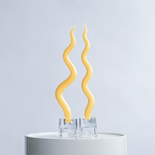 Load image into Gallery viewer, 14&quot; Squiggle Candle Sticks - Set of 2 Candles &amp; Home Fragrances Humber Coconut Tight Squiggle 
