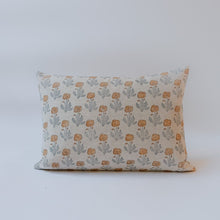 Load image into Gallery viewer, Zoya - Hand Block-printed Linen Pillowcase (Brown) Soil to Studio 
