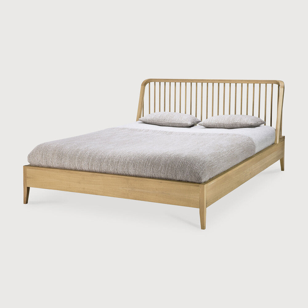 Spindle Bed BEDS Ethnicraft Oak King 