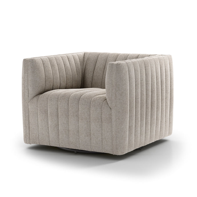 Augustine Swivel Armchair Chairs Four Hands 