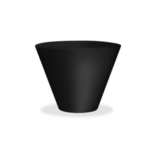 Load image into Gallery viewer, Model Two Planter INDOOR PLANTERS Monstruosus black Small: 10&quot;h x 13&quot;diam 
