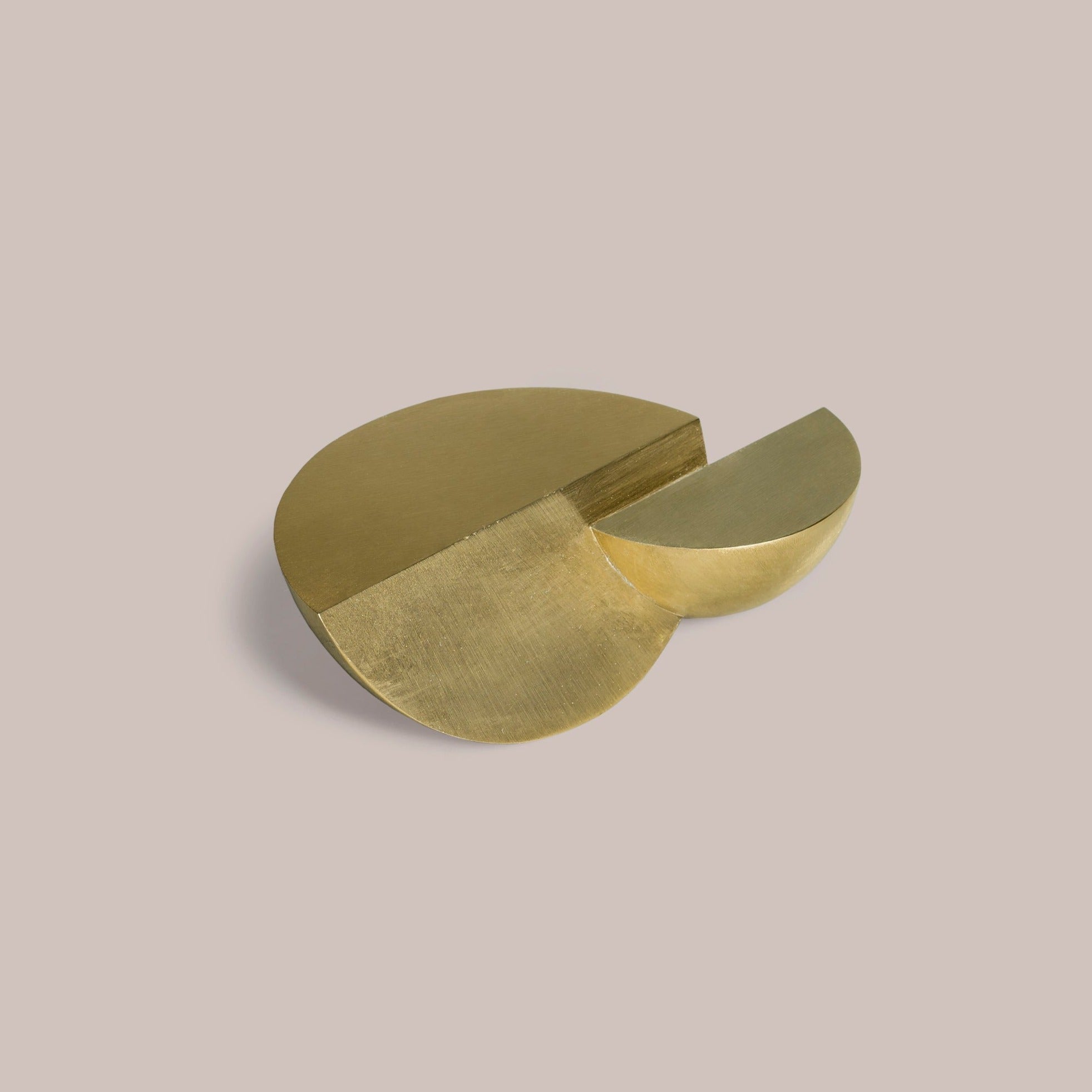 Kaolin Brass Utensil Holder, Set of 2 Afternoon Light