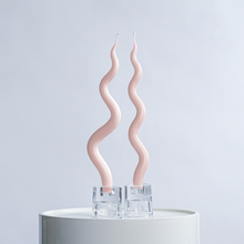 Load image into Gallery viewer, 14&quot; Squiggle Candle Sticks - Set of 2 Candles &amp; Home Fragrances Humber Flax Tight Squiggle 
