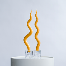 Load image into Gallery viewer, 14&quot; Squiggle Candle Sticks - Set of 2 Candles &amp; Home Fragrances Humber Honey Tight Squiggle 
