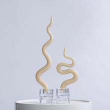 Load image into Gallery viewer, 15&quot; Squiggle Candle Sticks - Set of 2 Candles &amp; Home Fragrances Humber Smoke Squiggle 
