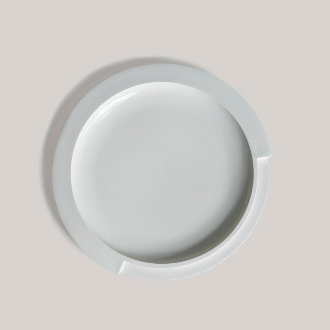 Kaolin Platter White Tortuga Forma 